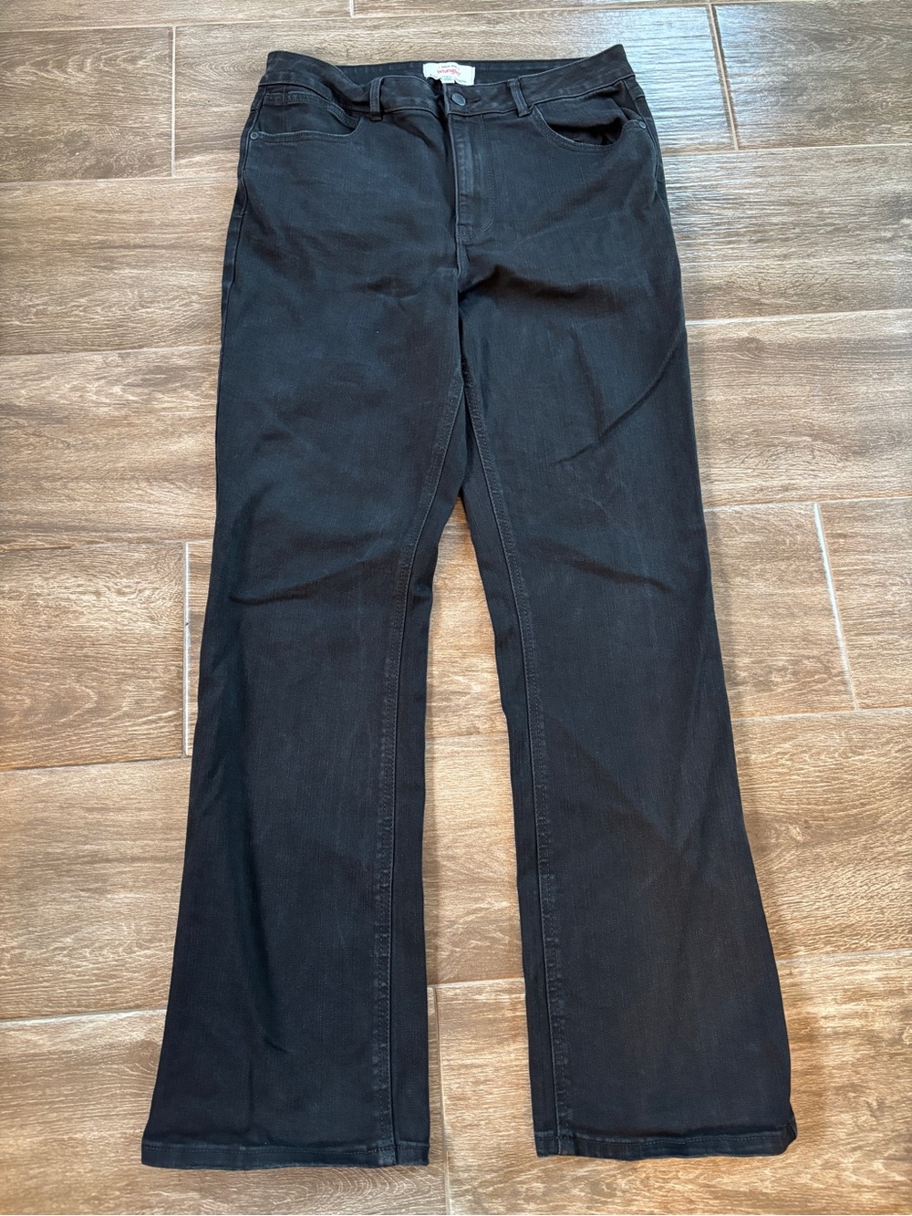Wrangler Women’s Black Boot Cut Jeans Sz 12 Classic Western Midrise‎
